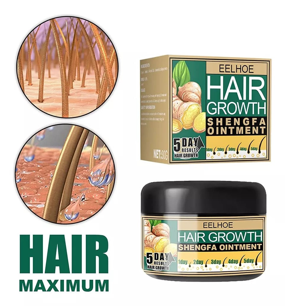 Crema de jengibre - crece cabello