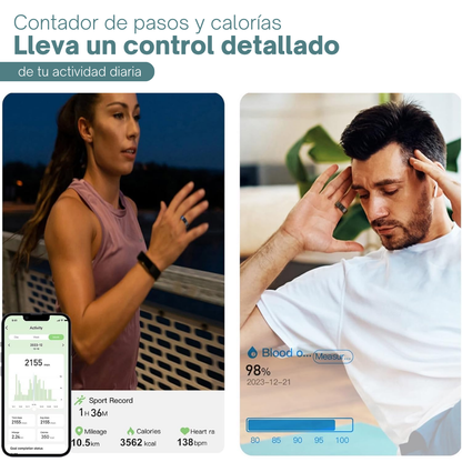 Anillo inteligente tipo Oura