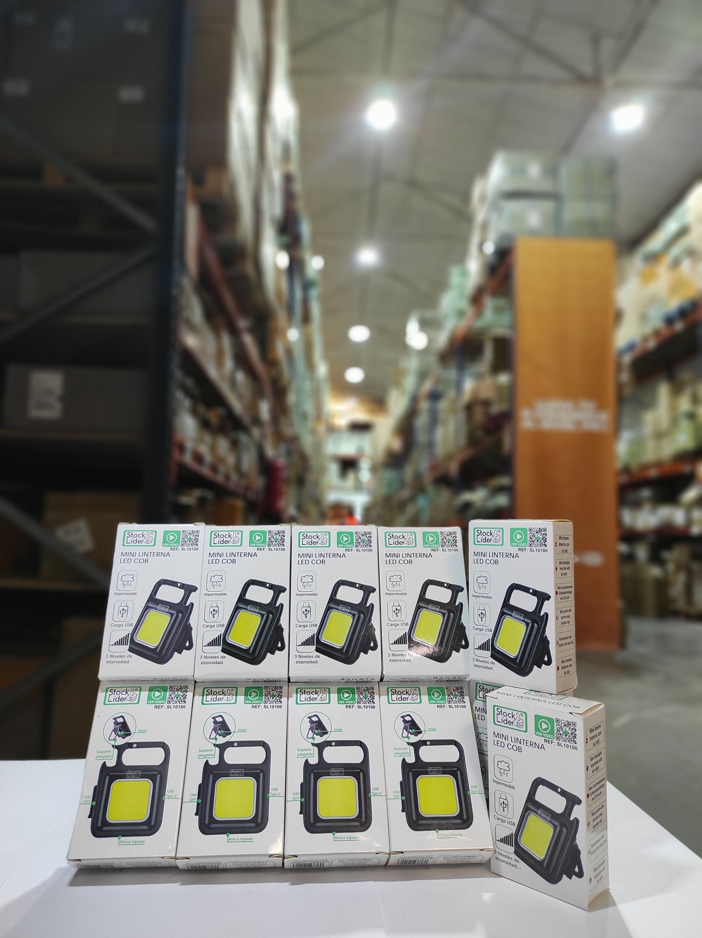 Linterna Llavero Mini COB LED