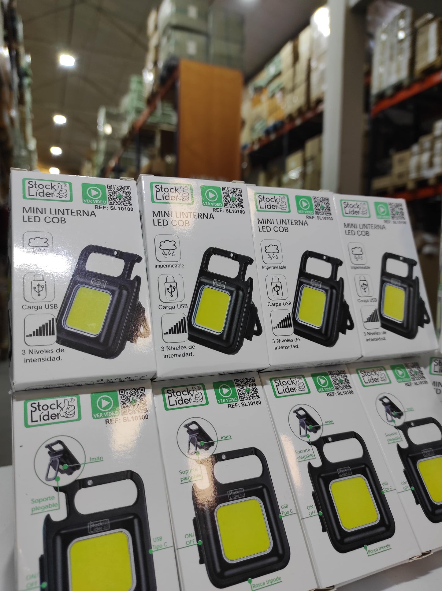 Linterna Llavero Mini COB LED