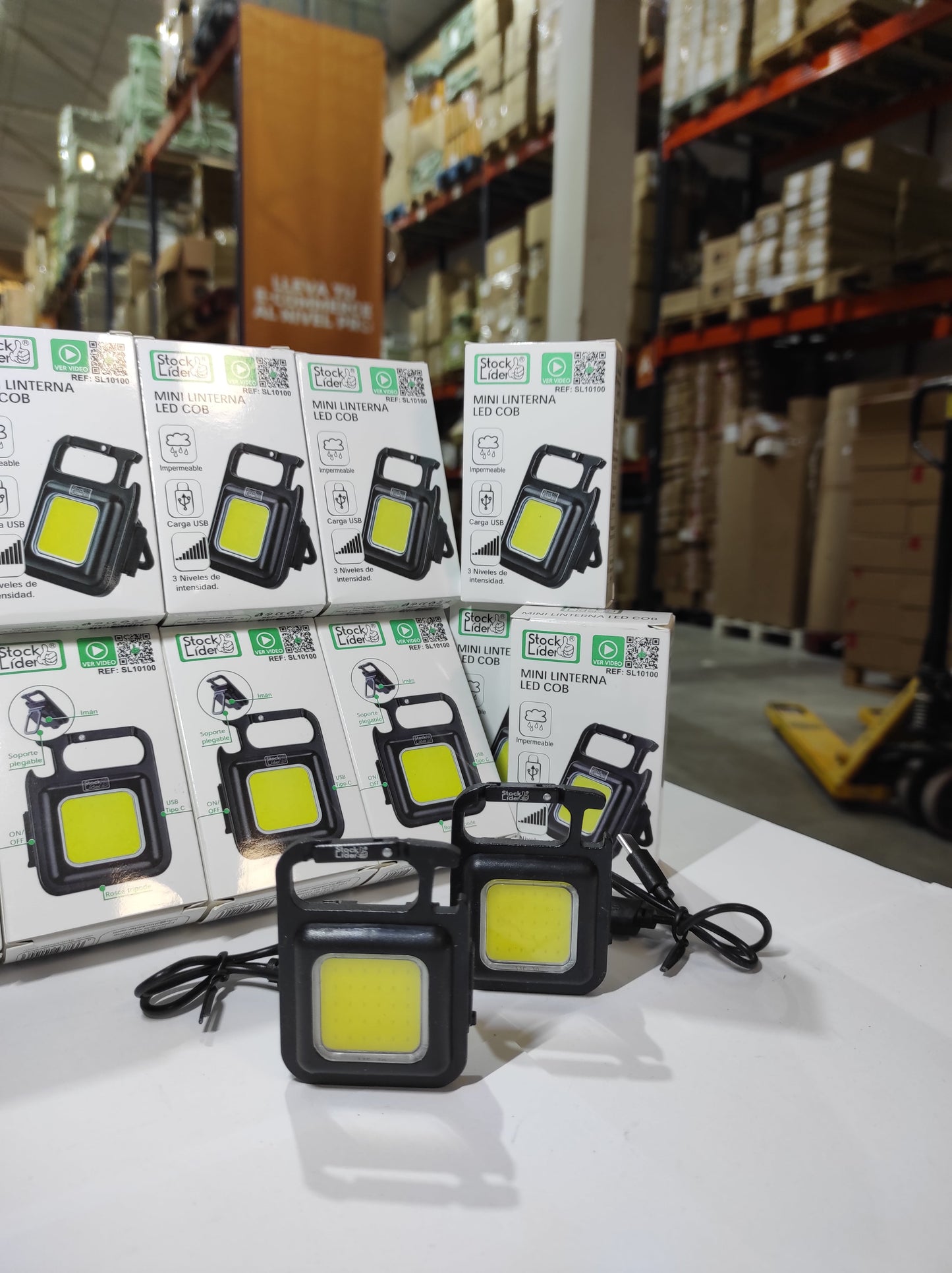 Linterna Llavero Mini COB LED