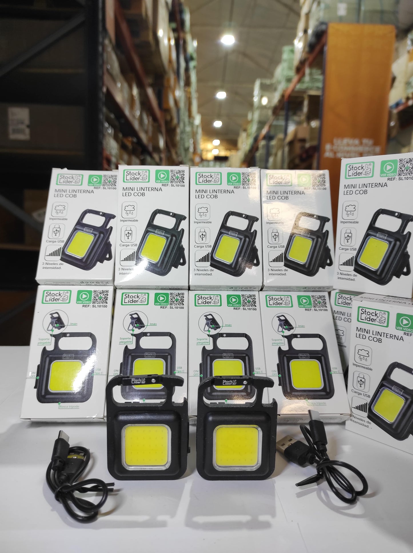 Linterna Llavero Mini COB LED