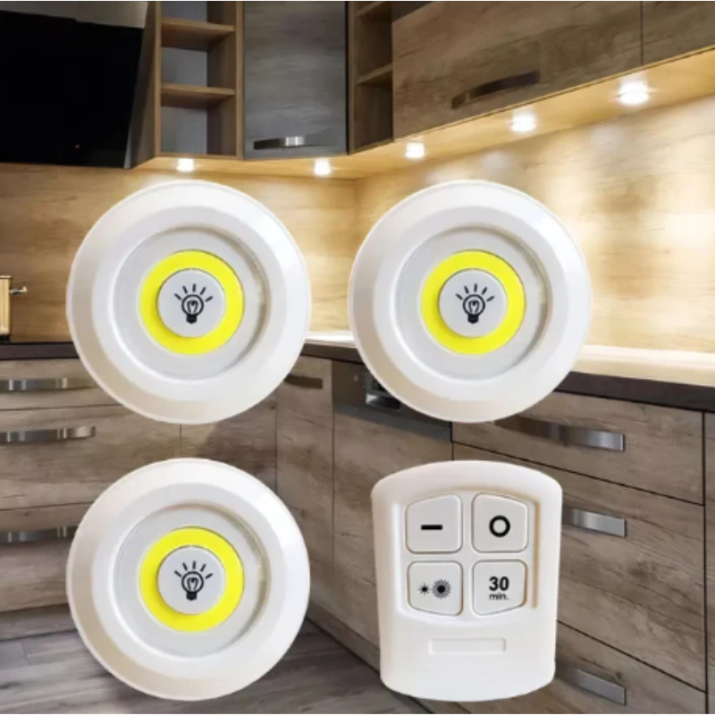 SET 6 LUCES LED INALÁMBRICAS - Envío Gratis 24H MRW