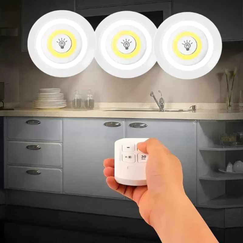 SET 6 LUCES LED INALÁMBRICAS - Envío Gratis 24H MRW